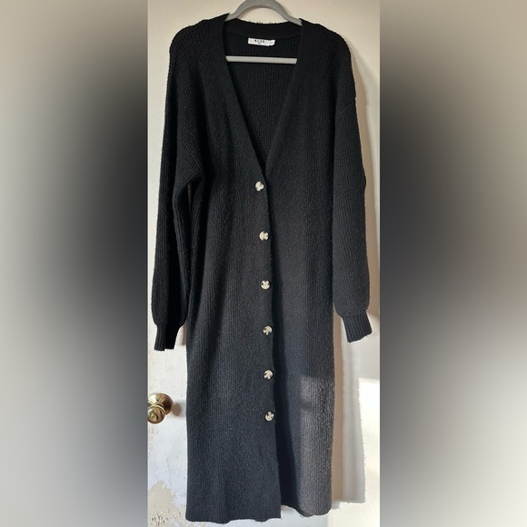 Long Black Cardigan - Picture 1 of 5